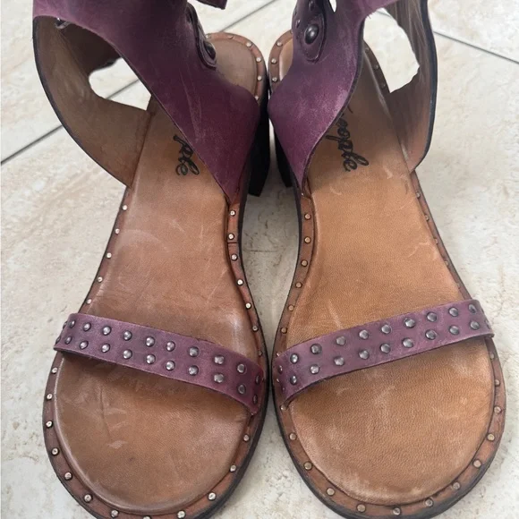 Free People Purple Studded Sandals - Picture 13 of 15